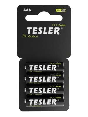 Батарейки TESLER R03-4 (ZINC Carbon) SIZE AAA 4 штуки ( упаковка 60 шт.) відмінна якість