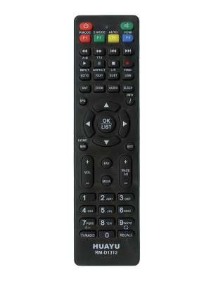 Пульт універсальний Huayu RM-D1312 (TV/LCD/LED+DVB-T2+SAT+DVD+BD)