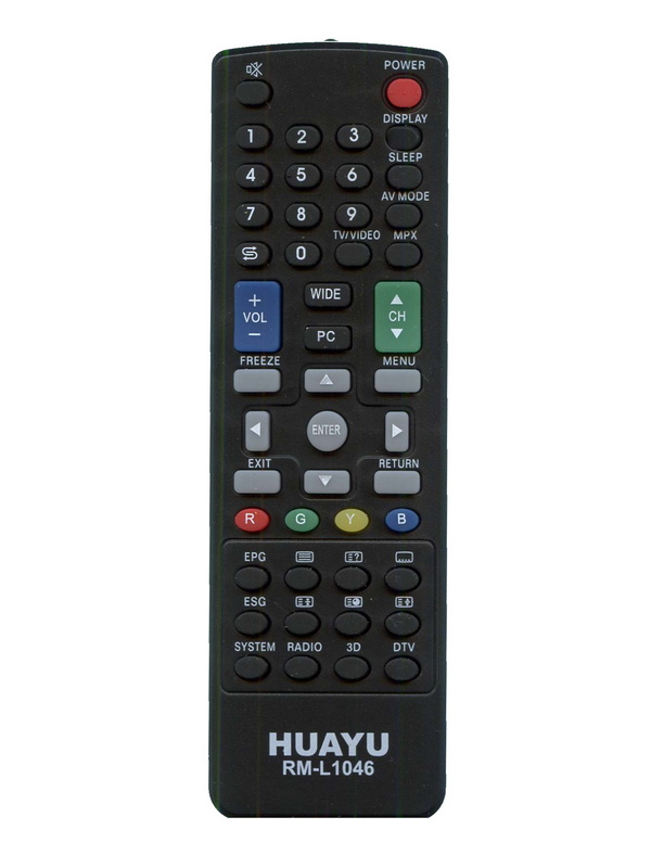 Універсальний пульт HUAYU RM-L1046 для телевізорів Sharp