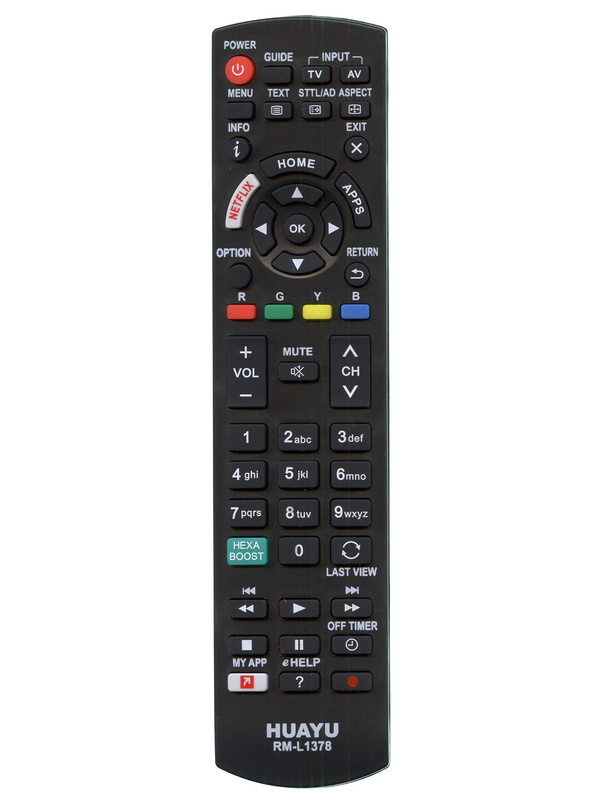 Універсальний пульт HUAYU RM-L1378 для телевізора Panasonic