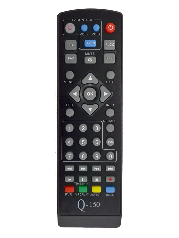 Пульт для тюнера цифрового ефірного телебаченя DVB-T2 Satcom T555 HEVC