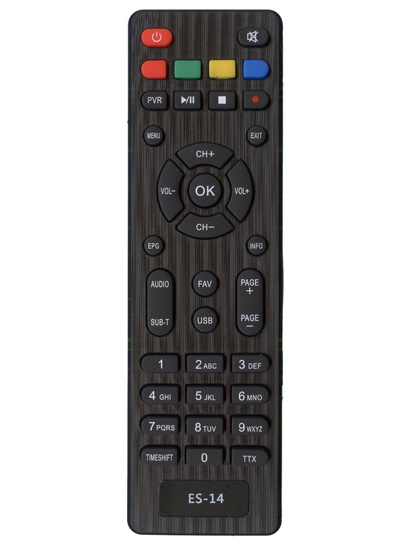 Пульт для тюнера цифрового ефірного телебаченя DVB-T2 Eurosky ES-14