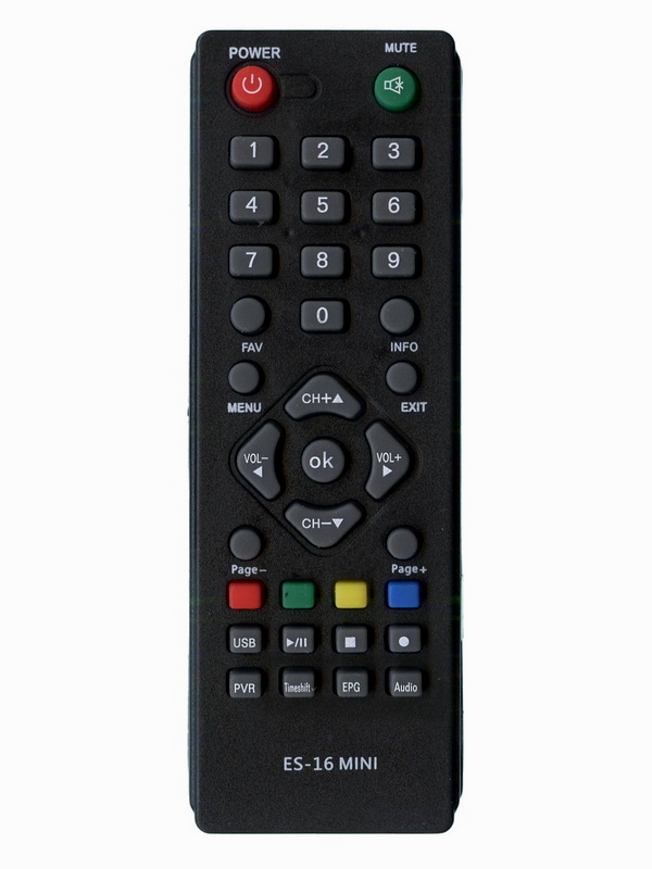 Пульт для тюнера цифрового ефірного телебаченя DVB-T2 Eurosky ES-16 Mini