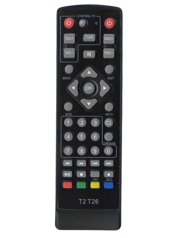 Пульт для тюнера цифрового ефірного телебаченя DVB-T2 T26 DVB T2C