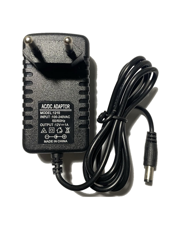 Блок живлення 12V 1А конектор 2.1 х 5.5 мм