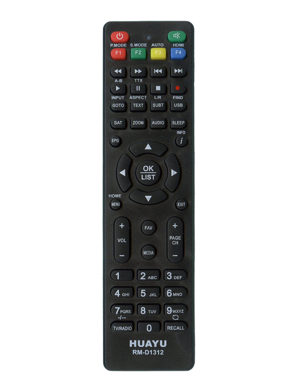 Універсальний Пульт Huayu RM-D1312 (TV/LCD/LED+DVB-T2+SAT+DVD+BD)